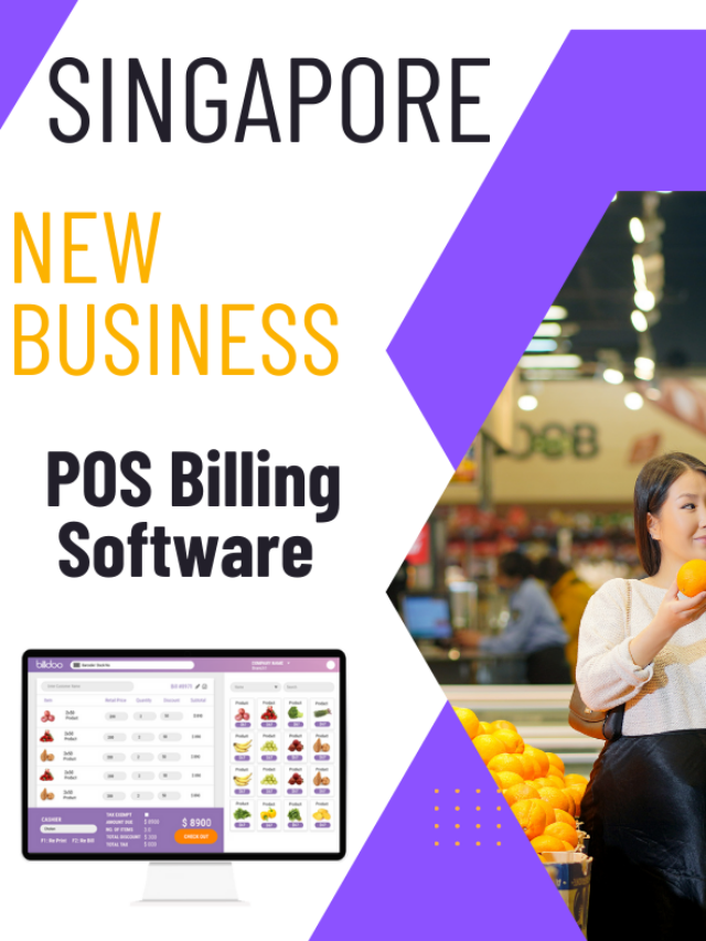 POS billing software system terminal for any type of new business or shops.  For all south east asian countries stores and singapore.