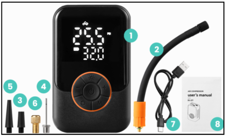 Auto Air Pump included