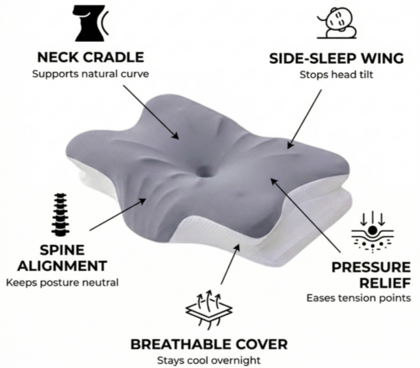 Dormiva Pillow Features