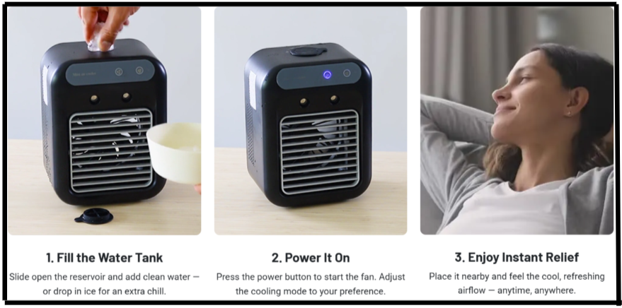 Glacier Breeze Portable AC How to use