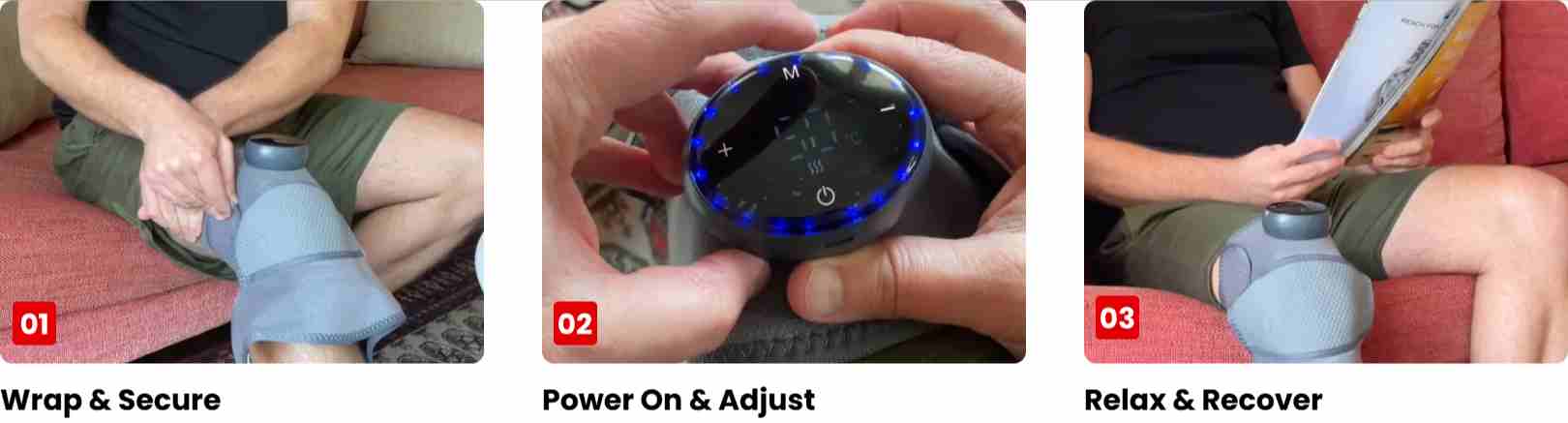 Glokore Knee Massager How to use
