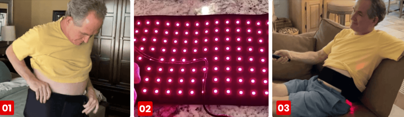 Glokore Red Light Therapy Wrap How To Use