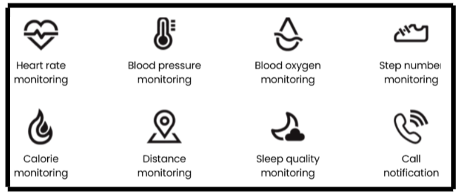 Vital Fit Track Features