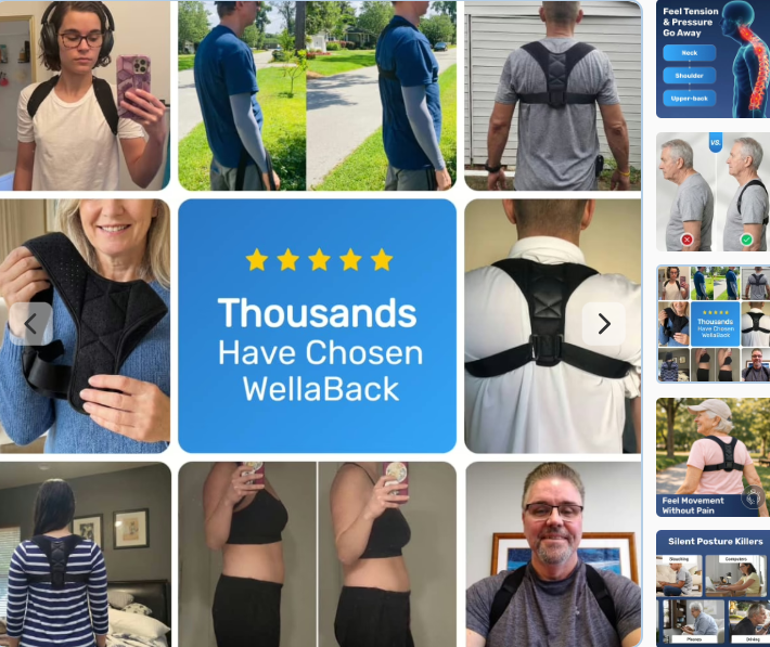 WellaBack Posture Corrector Customers
