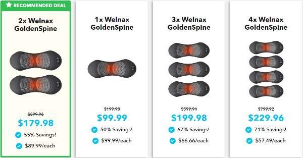Welnax GoldenSpine Price
