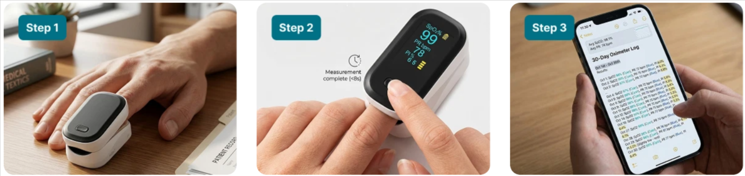 Herz P1 Smart Oximeter -how-to-use