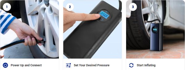 InflatoPro Tire Inflator how to use