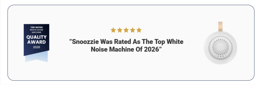 Snoozzie White Noise Machine Awarded